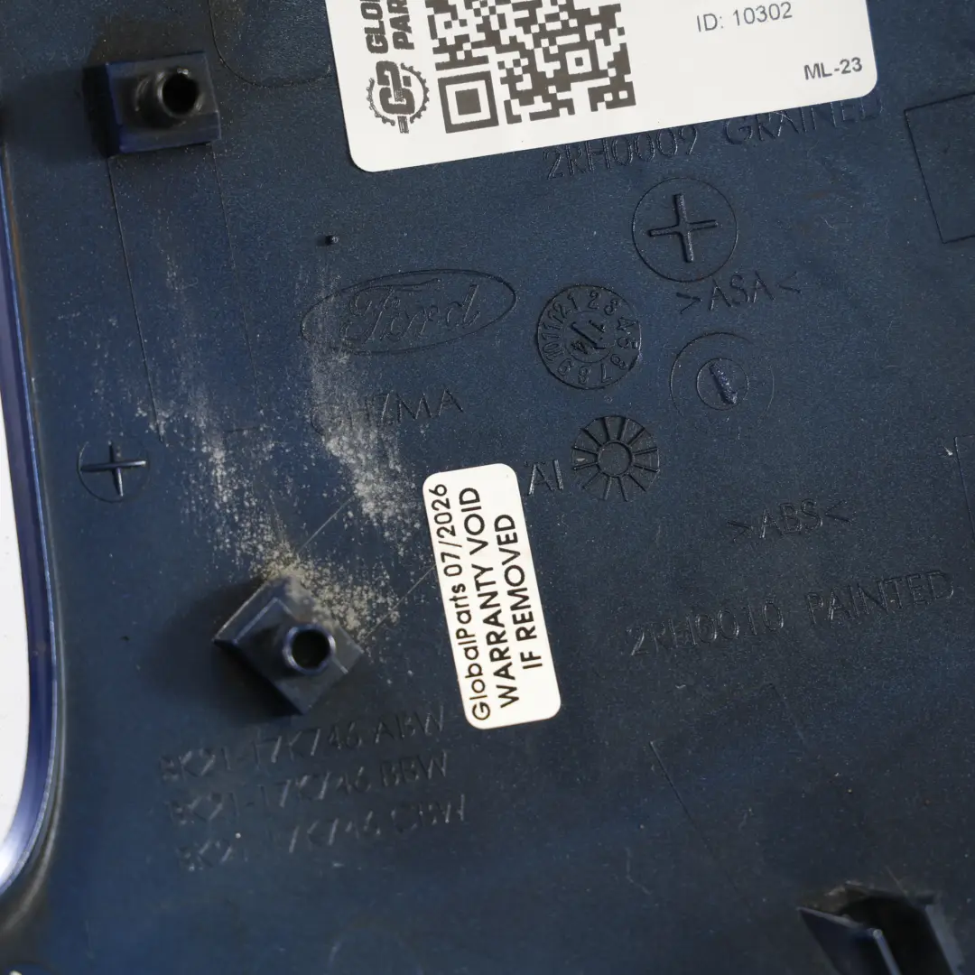 Spiegel Abdeckung Kappe Rechts Tiefblau J4 für Ford Transit Custom mit Teilenummer 2123087 Ford Transit Custom Spiegel Abdeckung Kappe Rechts Tiefblau J4 - SKU 2123087-DIB - Teilenummer 2123087