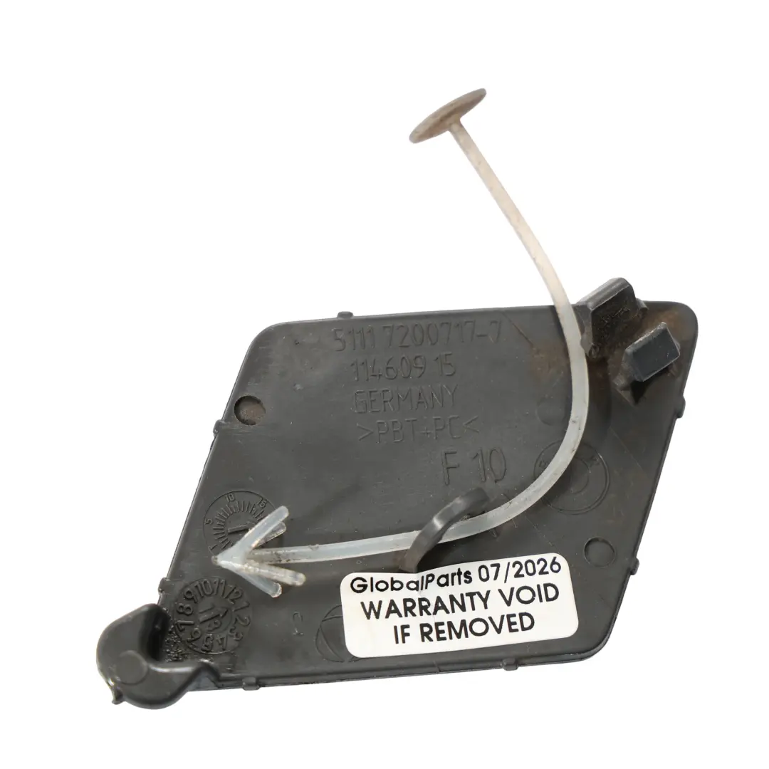 Tapa Remolque Parachoques Delantero Azul Imperial Metálico A89 para BMW F10 F11 con número de pieza 2182402 BMW F10 F11 Tapa Remolque Parachoques Delantero Azul Imperial Metálico A89 - SKU 2182402-IBB - Número de pieza 2182402