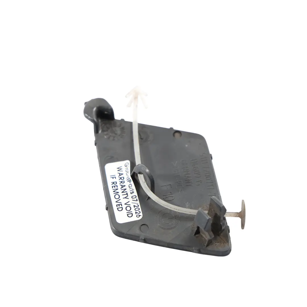 BMW F10 F11 Stoßstange Vorne Abdeckung Abschlepphaken Imperial Blau Metallic A89 - SKU 2182402-IBB - Teilenummer 2182402