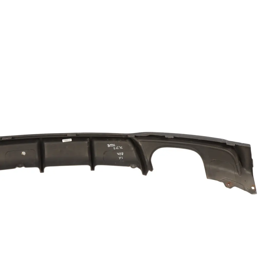 Bumper Diffuser M Sport Trim Cover Single Exhaust to BMW F30 LCI Rear with Part number 2240987 BMW F30 LCI Rear Bumper Diffuser M Sport Trim Cover Single Exhaust - SKU 2240987 - Part number 2240987