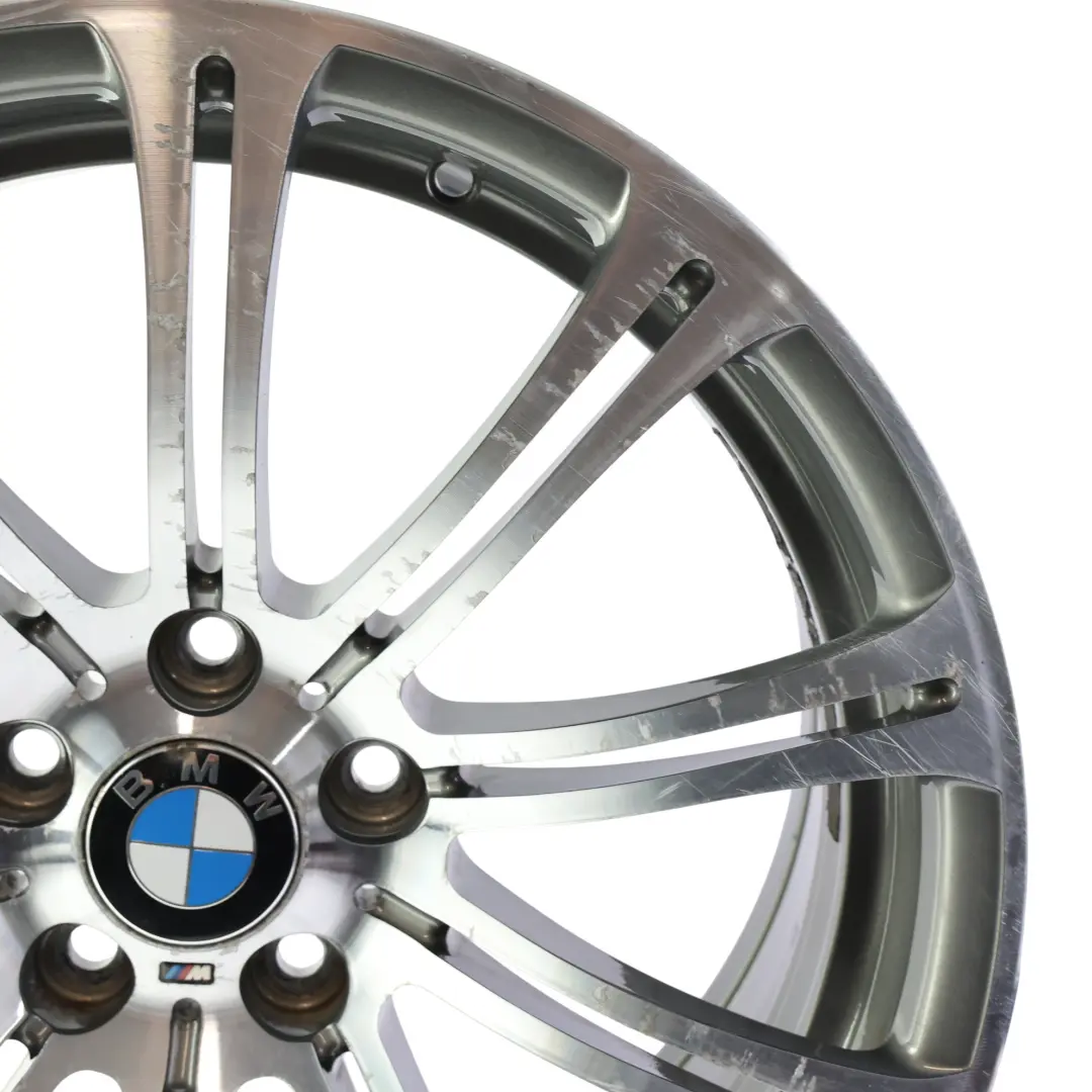 Front Silver Wheel Alloy Rim 19" 8,5J ET:29 M Styling 220 to BMW E90 E92 M3 with Part number 2283555 BMW E90 E92 M3 Front Silver Wheel Alloy Rim 19" 8,5J ET:29 M Styling 220 - SKU 2283555-3 - Part number 2283555