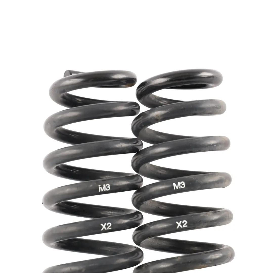 Axle Shock Absorber Coil Spring M3 X2 Left Right N/O/S Set to BMW E90 Rear with Part number 2283566 BMW E90 Rear Axle Shock Absorber Coil Spring M3 X2 Left Right N/O/S Set - SKU 2283566 - Part number 2283566