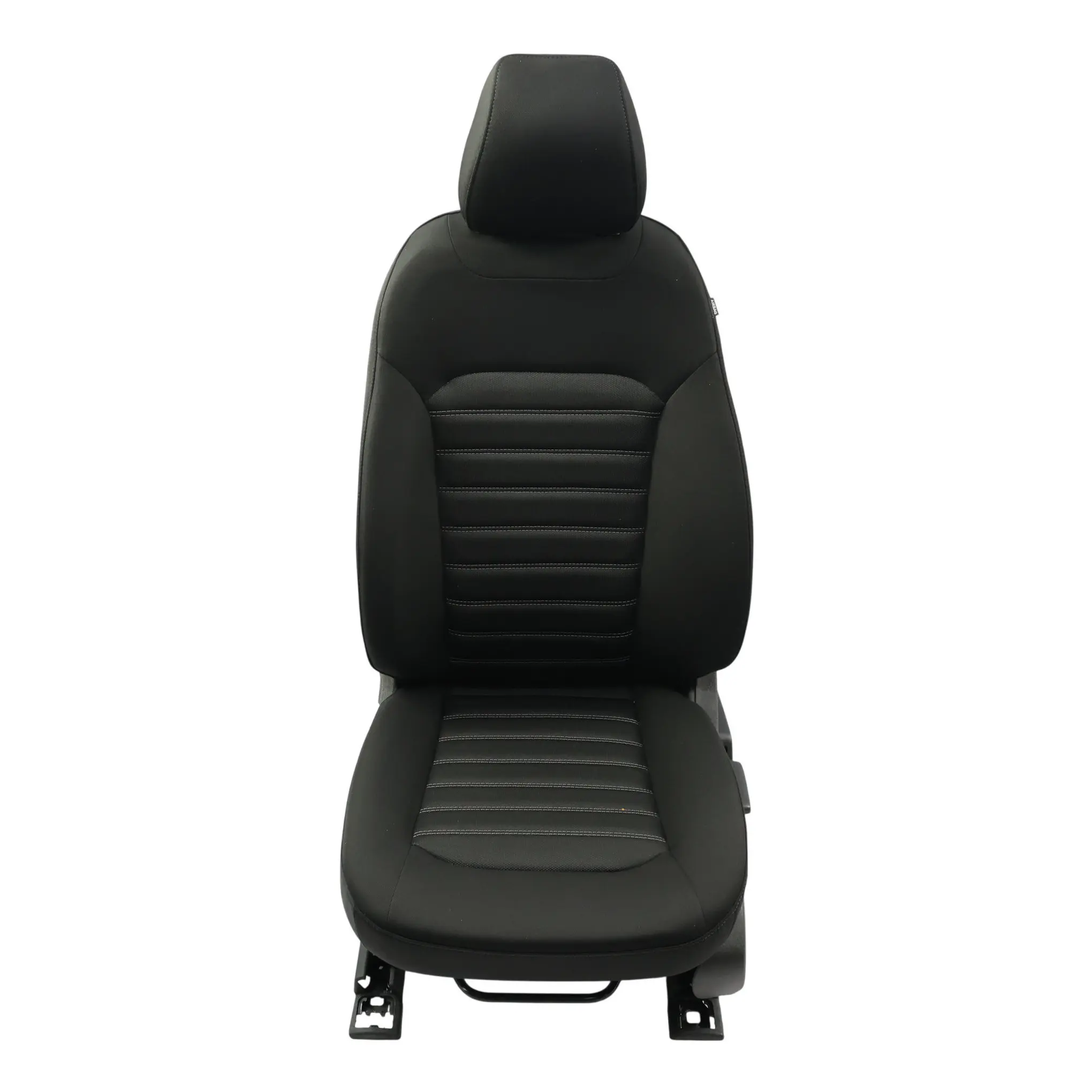 Ford Mondeo Mk5 Front Seat Left N/S Cloth Fabric Cypress Black