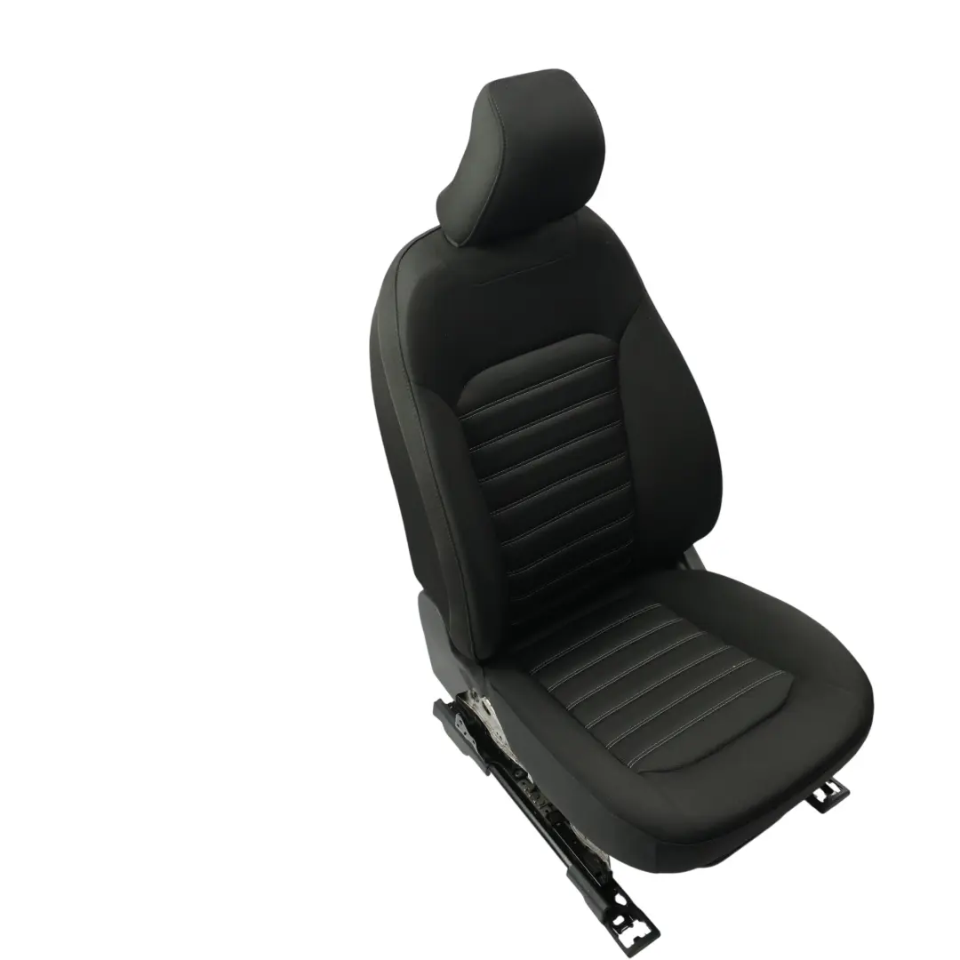 Ford Mondeo Mk5 Front Seat Left N/S Cloth Fabric Cypress Black - SKU RHD-2452950-1 - Part number 2452950