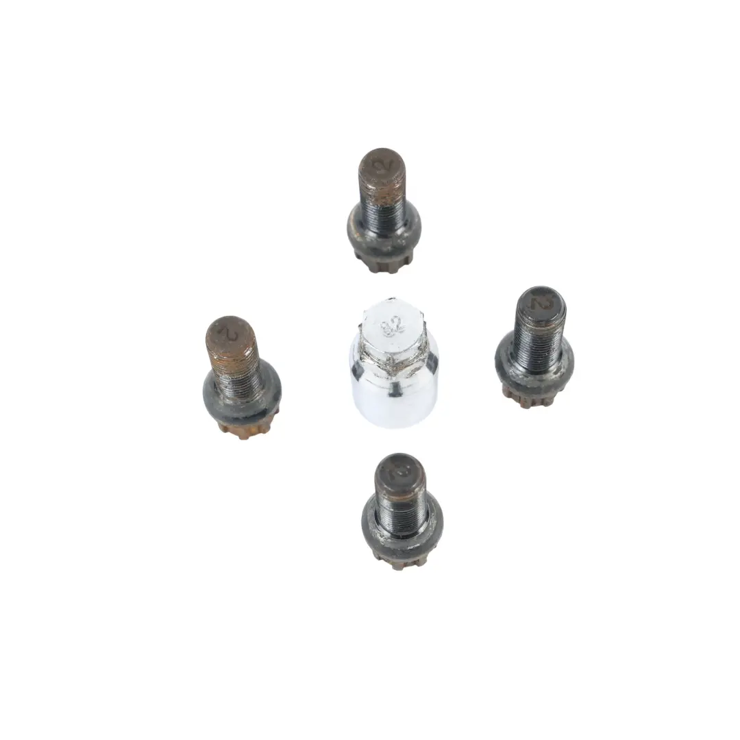 Mini Cooper R55 R56 F56 R60 R61 F60 Écrous Boulons Antivol M14X1,25 - SKU 2453960-10 - Numéro de pièce 2453960