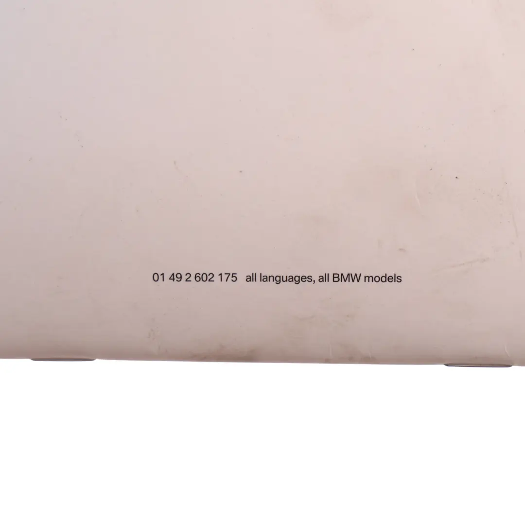 Service Booklet to BMW X3 E60 E61 E81 E83 E87 E90 E91 LCI with Part number 2602175 BMW X3 E60 E61 E81 E83 E87 E90 E91 LCI Service Booklet - SKU 2602175-1 - Part number 2602175