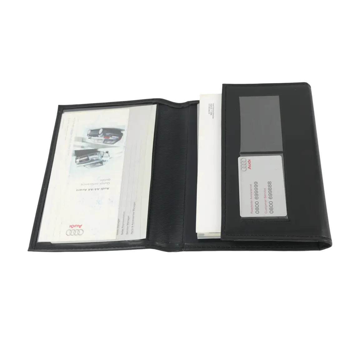 Audi A4 B7 Manual Propietario Libreta Servicio Funda Estuche Cartera Set - SKU 27256178EC - Número de pieza 27256178EC