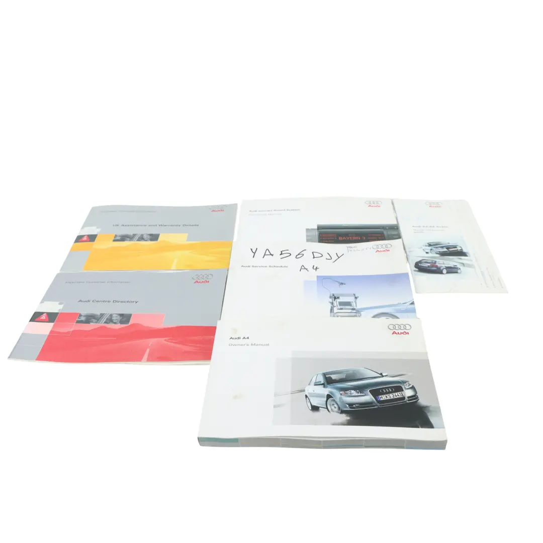 Audi A4 B7 Manual Propietario Libreta Servicio Funda Estuche Cartera Set - SKU 27256178EC - Número de pieza 27256178EC
