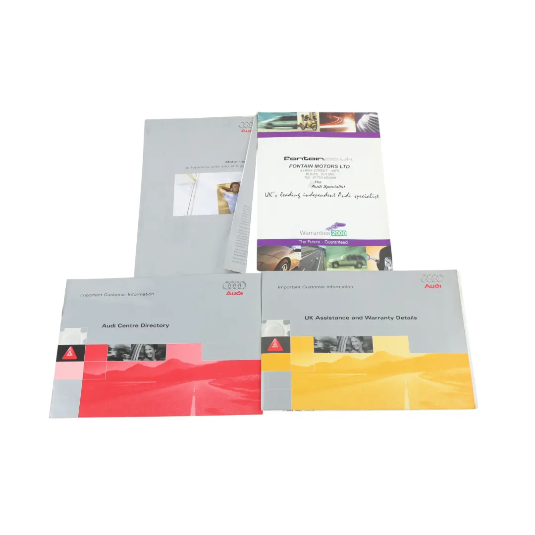Manuale Uso Libretto Servizio Custodia Portafoglio Set per Audi A4 B7 con numero di parte 2725618H0 Audi A4 B7 Manuale Uso Libretto Servizio Custodia Portafoglio Set - SKU 2725618H0 - Numero di parte 2725618H0