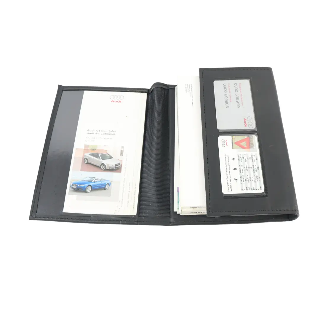 Propietario Libreta Servicio Funda Estuche Cartera Set para Audi A4 B7 Manual con número de pieza 2725618H0 Audi A4 B7 Manual Propietario Libreta Servicio Funda Estuche Cartera Set - SKU 2725618H0 - Número de pieza 2725618H0