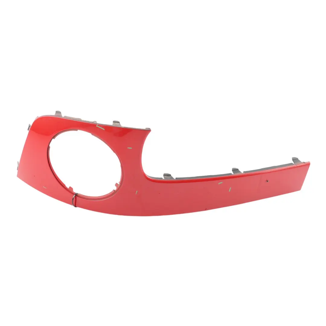 Front Bumper Trim Panel Left N/S Chili Red - 851 2753657 to Mini Cooper R55 R56 R57 with Part number 0430225 Mini Cooper R55 R56 R57 Front Bumper Trim Panel Left N/S Chili Red - 851 2753657 - SKU 2753657-CHRED - Part number 0430225