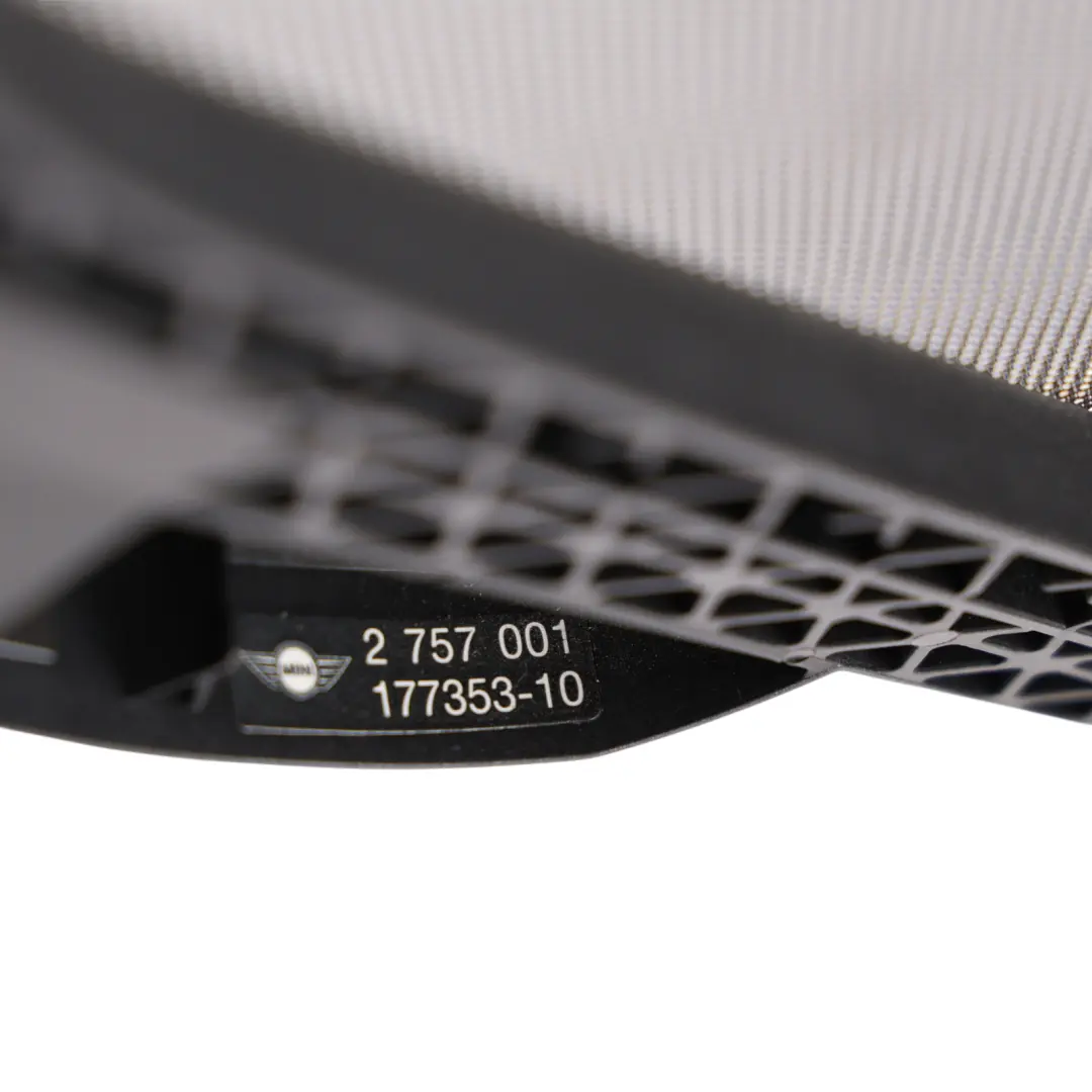 Deflector Convertible Rear Centre Protection Covering Mesh Screen to Mini R57 Wind with Part number 2757001 Mini R57 Wind Deflector Convertible Rear Centre Protection Covering Mesh Screen - SKU 2757001-2 - Part number 2757001