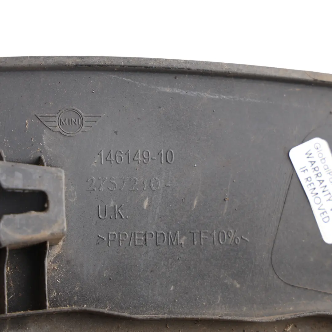 Mini Cooper 2 R56 R57 R58 elargissement Panneau Laterale avant Droit - SKU 2757210-2 - Numéro de pièce 2757210