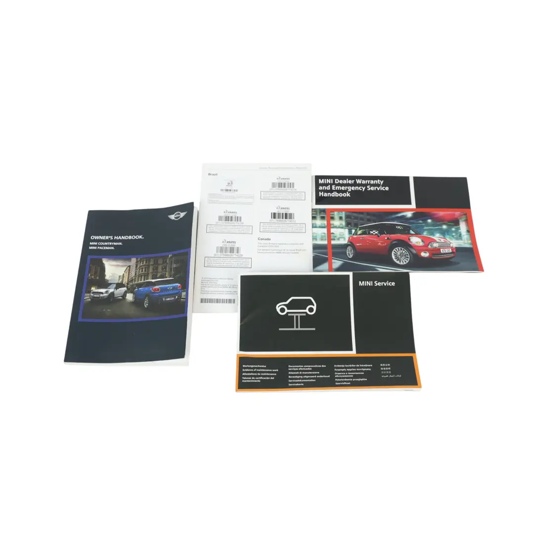 Mini Countryman R60 Service Booklet Owner's Handbook Case Wallet Set - SKU 2967664 - Part number 2967664
