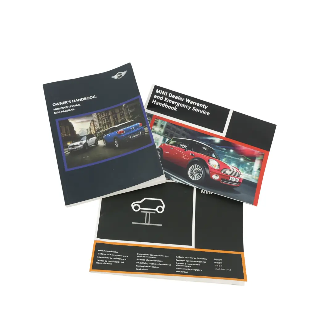 Mini Countryman R60 Service Booklet Owner's Handbook Case Wallet Set - SKU 2967664 - Part number 2967664