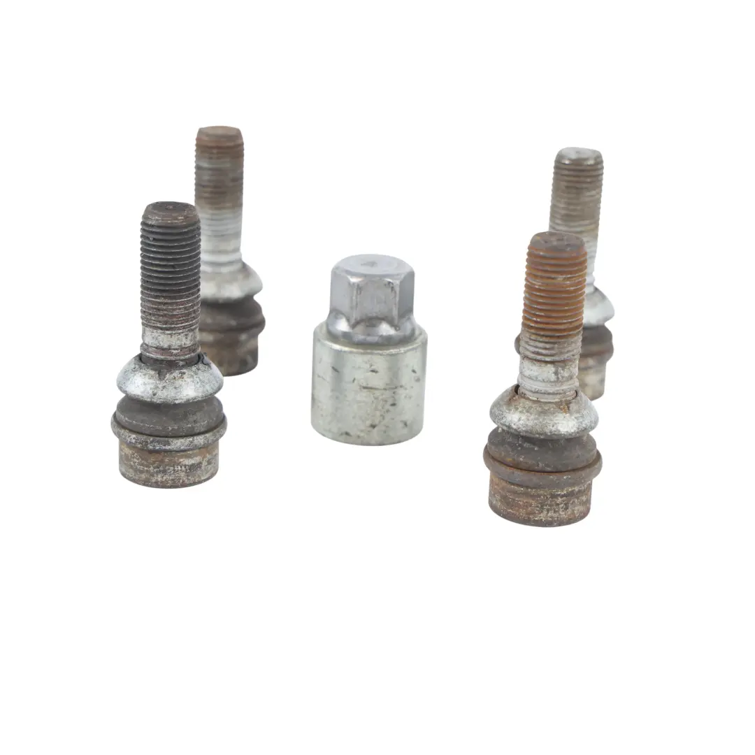 7L Zestaw Śrub Zabezpieczających Koła M14 do Volkswagen Touareg o numerze 2H0698137 Volkswagen Touareg 7L Zestaw Śrub Zabezpieczających Koła M14 - SKU 2H0698137-1 - Numer Części 2H0698137