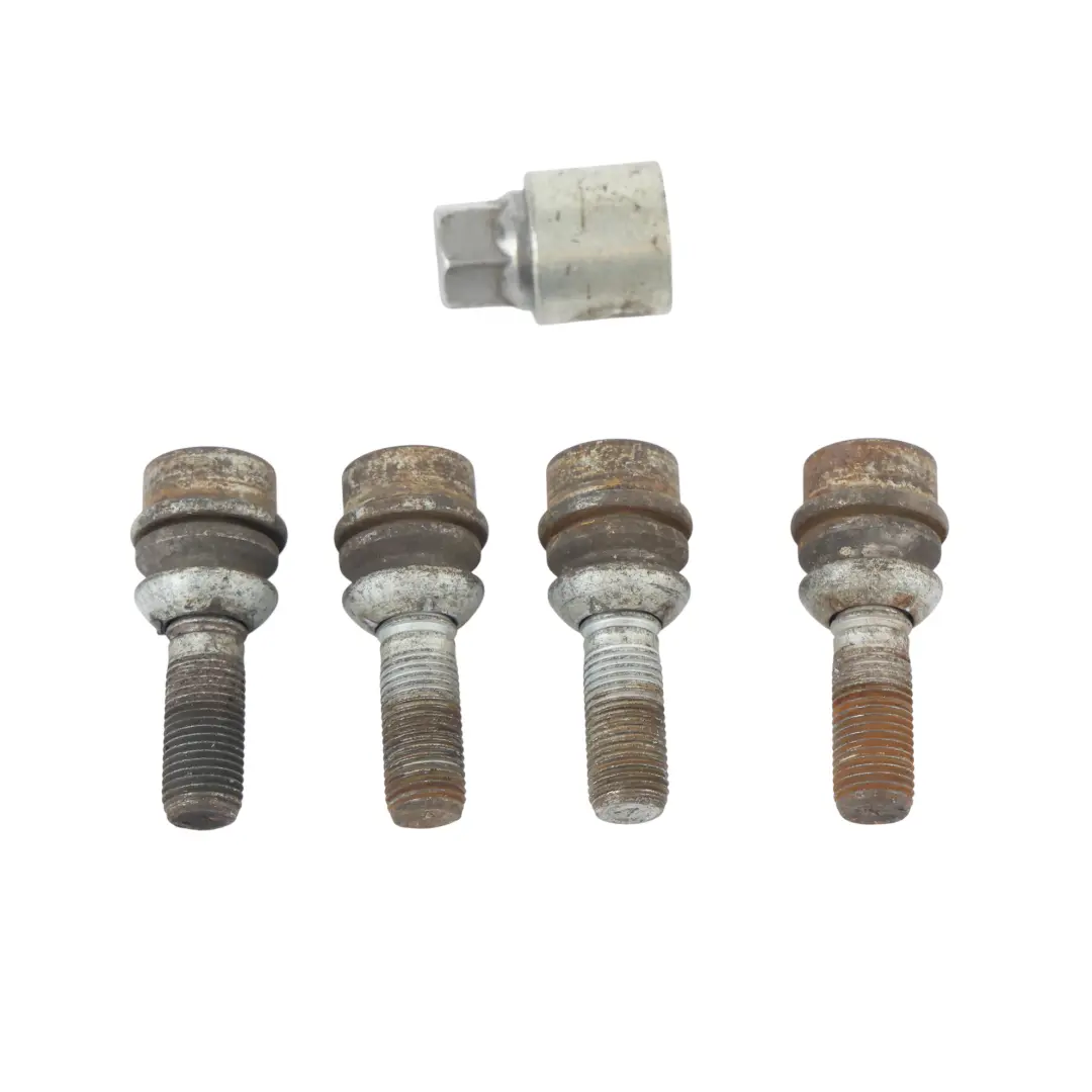Volkswagen Touareg 7L Set Kit Dadi Bulloni Ruota Antifurto M14 - SKU 2H0698137-1 - Numero di parte 2H0698137