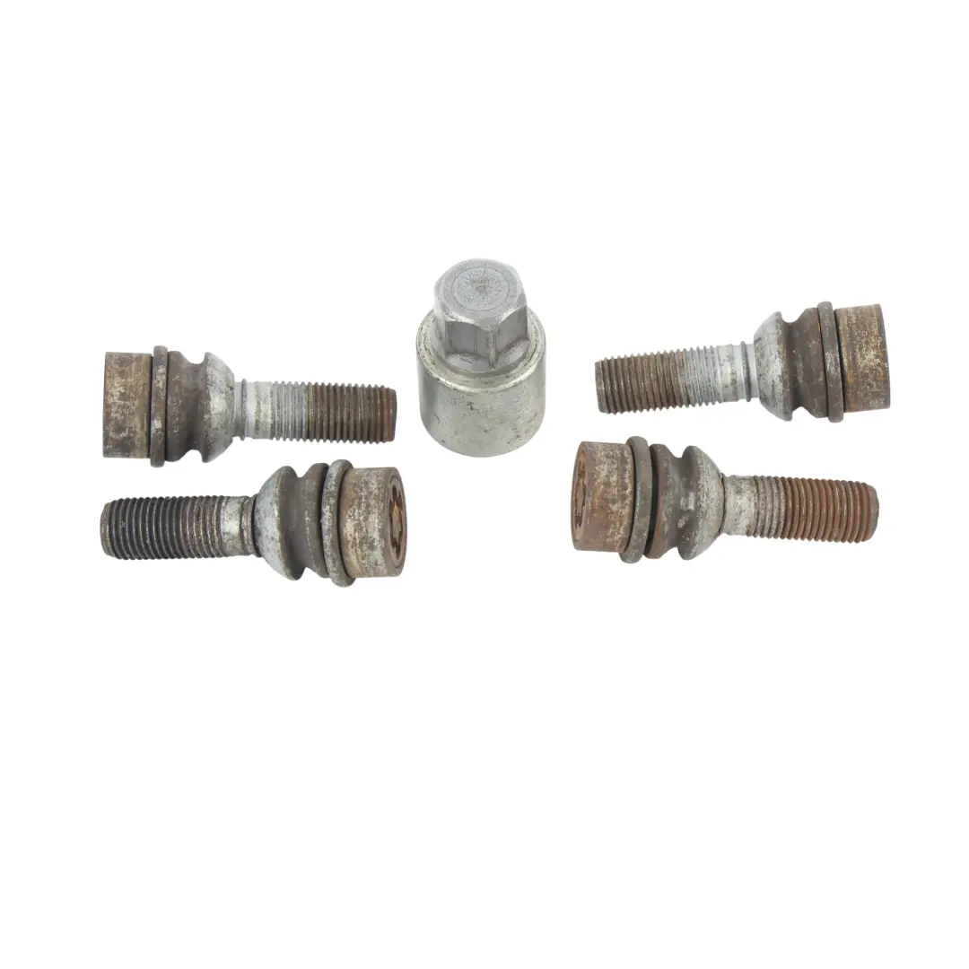 Volkswagen Touareg 7L Locking Wheel Bolt Stud Nuts Set Kit M14 - SKU 2H0698137-1 - Part number 2H0698137