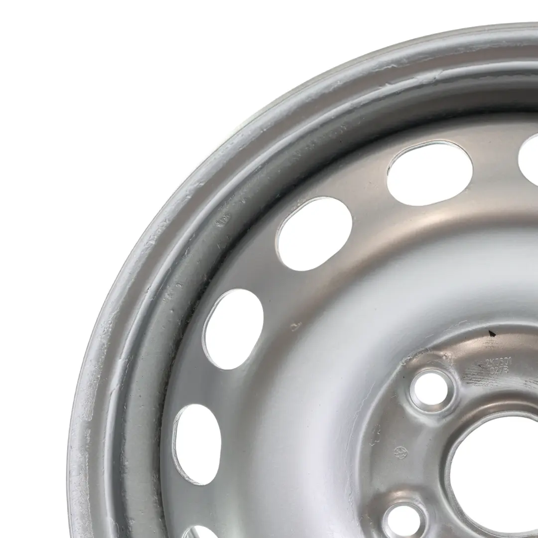 Llanta Acero Plata 15" 6J ET:47 para Volkswagen Caddy con número de pieza 2K0601027B Volkswagen Caddy Llanta Acero Plata 15" 6J ET:47 - SKU 2K0601027B-2 - Número de pieza 2K0601027B