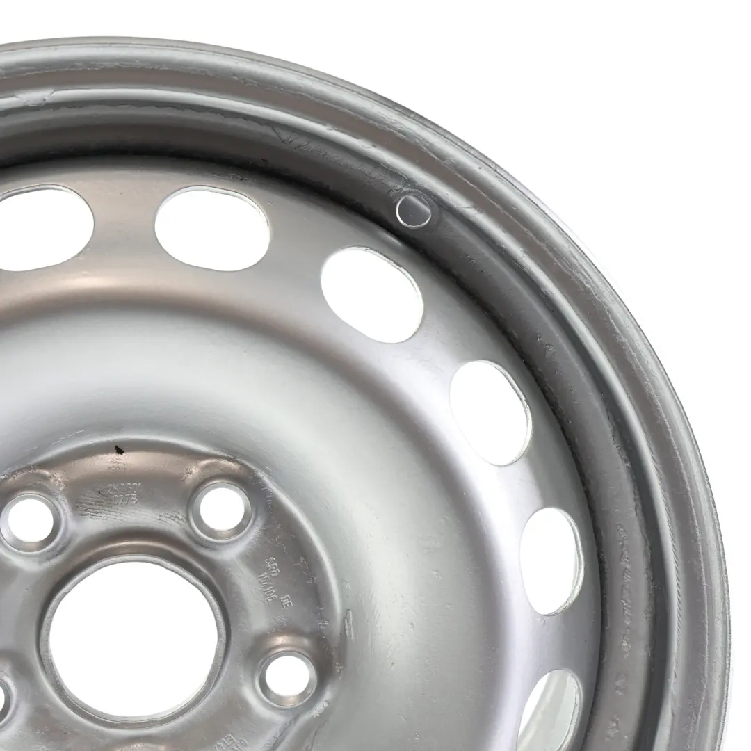 Volkswagen Caddy Jante Acier Argent 15" 6J ET:47 - SKU 2K0601027B-2 - Numéro de pièce 2K0601027B