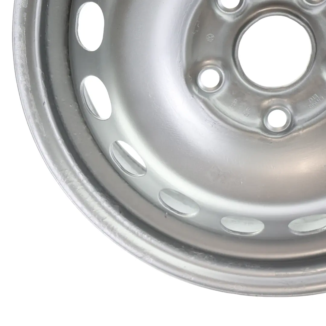 Llanta Acero Plata 15" 6J ET:47 para Volkswagen Caddy con número de pieza 2K0601027B Volkswagen Caddy Llanta Acero Plata 15" 6J ET:47 - SKU 2K0601027B-2 - Número de pieza 2K0601027B