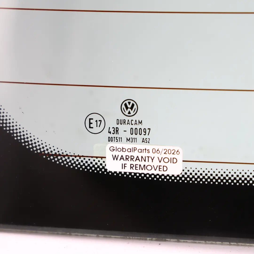 2K Rear Door Window Boot Lid Glass AS2 Left N/S to Volkswagen Caddy with Part number 2K0845501P Volkswagen Caddy 2K Rear Door Window Boot Lid Glass AS2 Left N/S - SKU 2K0845501P - Part number 2K0845501P
