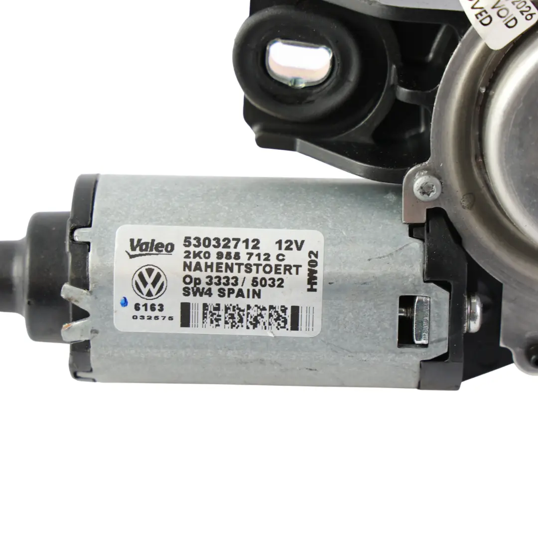 Volkswagen Caddy 2K Rear Window Wiper Motor Actuator - SKU 2K0955712C - Part number 2K0955712C