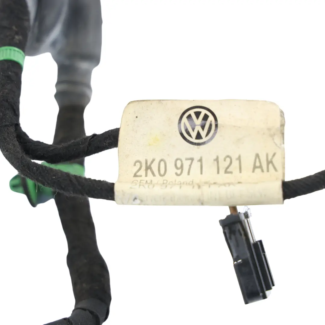 Volkswagen Caddy Mk2 Front Door Wiring Harness Cable Passenger Side - SKU 2K0971121AK - Part number 2K0971121AK