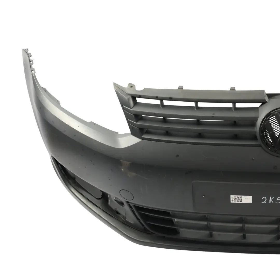Front Bumper Volkswagen VW Caddy III Front Trim Panel Cover Primed Textured to with Part number 2K5807217 Front Bumper Volkswagen VW Caddy III Front Trim Panel Cover Primed Textured - SKU 2K5807217 - Part number 2K5807217