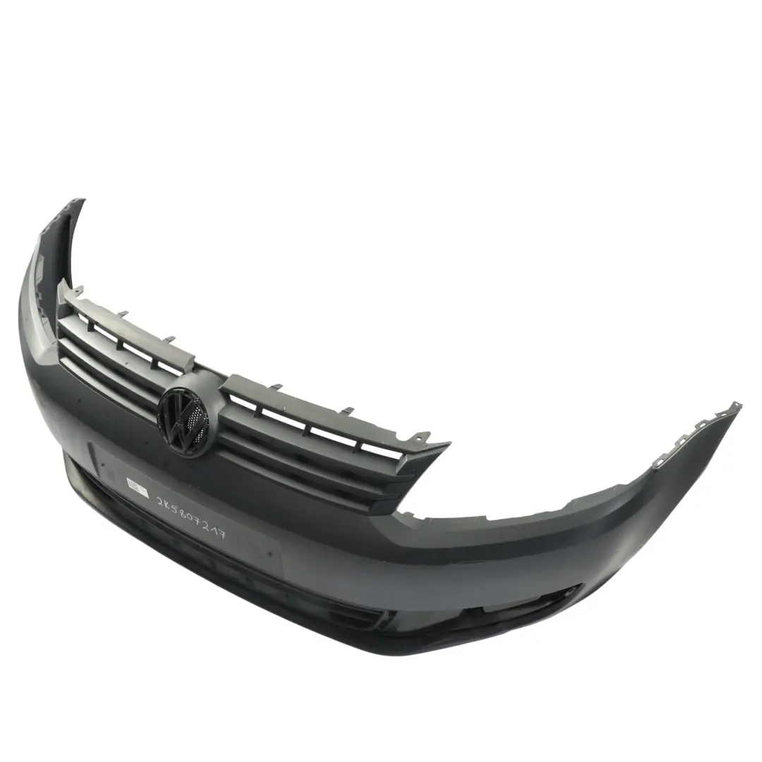 Front Bumper Volkswagen VW Caddy III Front Trim Panel Cover Primed Textured to with Part number 2K5807217 Front Bumper Volkswagen VW Caddy III Front Trim Panel Cover Primed Textured - SKU 2K5807217 - Part number 2K5807217