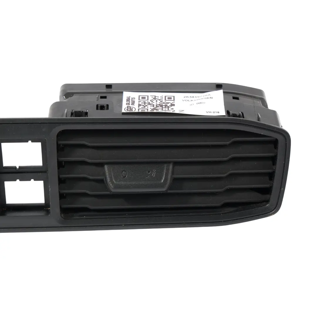 Volkswagen Caddy Maxi 2k Dashboard Center Air Vent Duct Satin Black - SKU 2K5819728A - Part number 2K5819728A