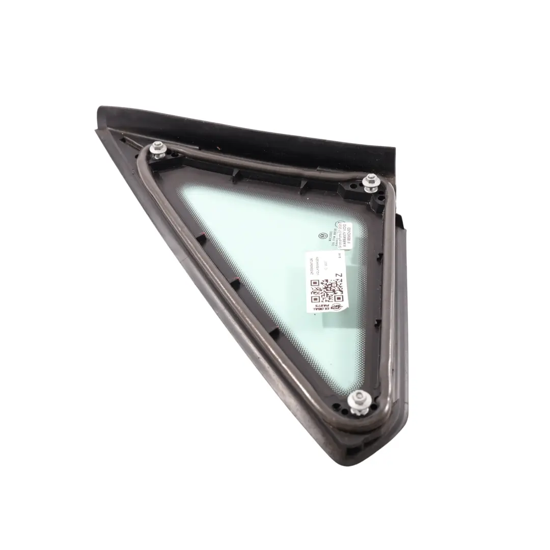 Mk4 Quarter Side Window Glass Front Right O/S AS2 to Volkswagen Caddy with Part number 2K5845412A Volkswagen Caddy Mk4 Quarter Side Window Glass Front Right O/S AS2 - SKU 2K5845412A - Part number 2K5845412A