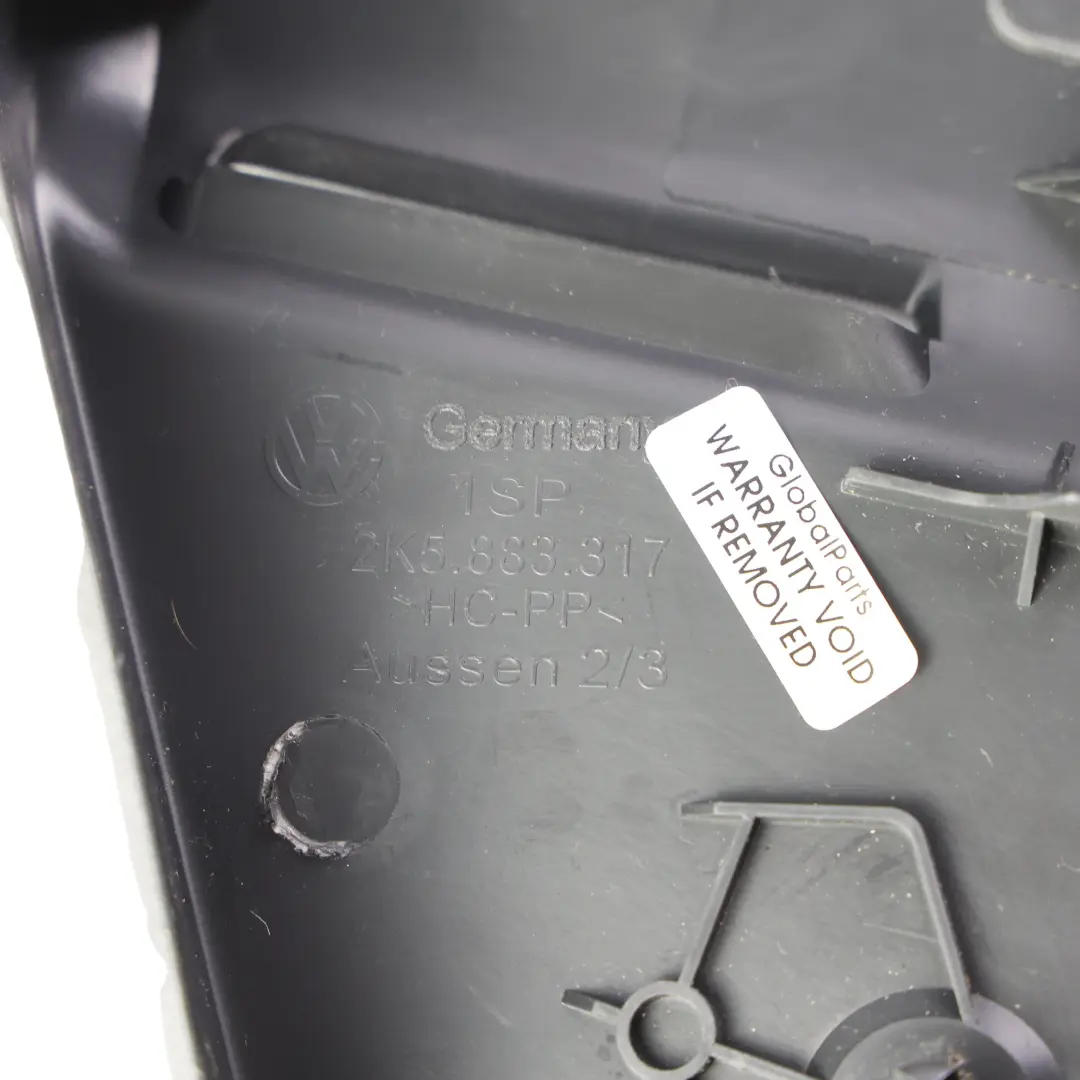 VW Volkswagen Caddy 2k Rear Seat Cushion Frame Upholstery Left N/S - SKU 2K5883317 - Part number 2K5883317