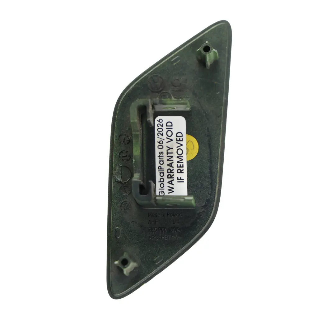 2K Tapa Lavafaros Izquierdo Verde Viper Metalizado R6T para Volkswagen Caddy con número de pieza 2K5955109A Volkswagen Caddy 2K Tapa Lavafaros Izquierdo Verde Viper Metalizado R6T - SKU 2K5955109A-VGR - Número de pieza 2K5955109A