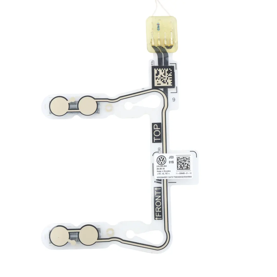 VW Volkswagen Caddy 2K Seat Occupancy Sensor Inlay Passenger Side - SKU RHD-2K5963553 - Part number 2K5963553