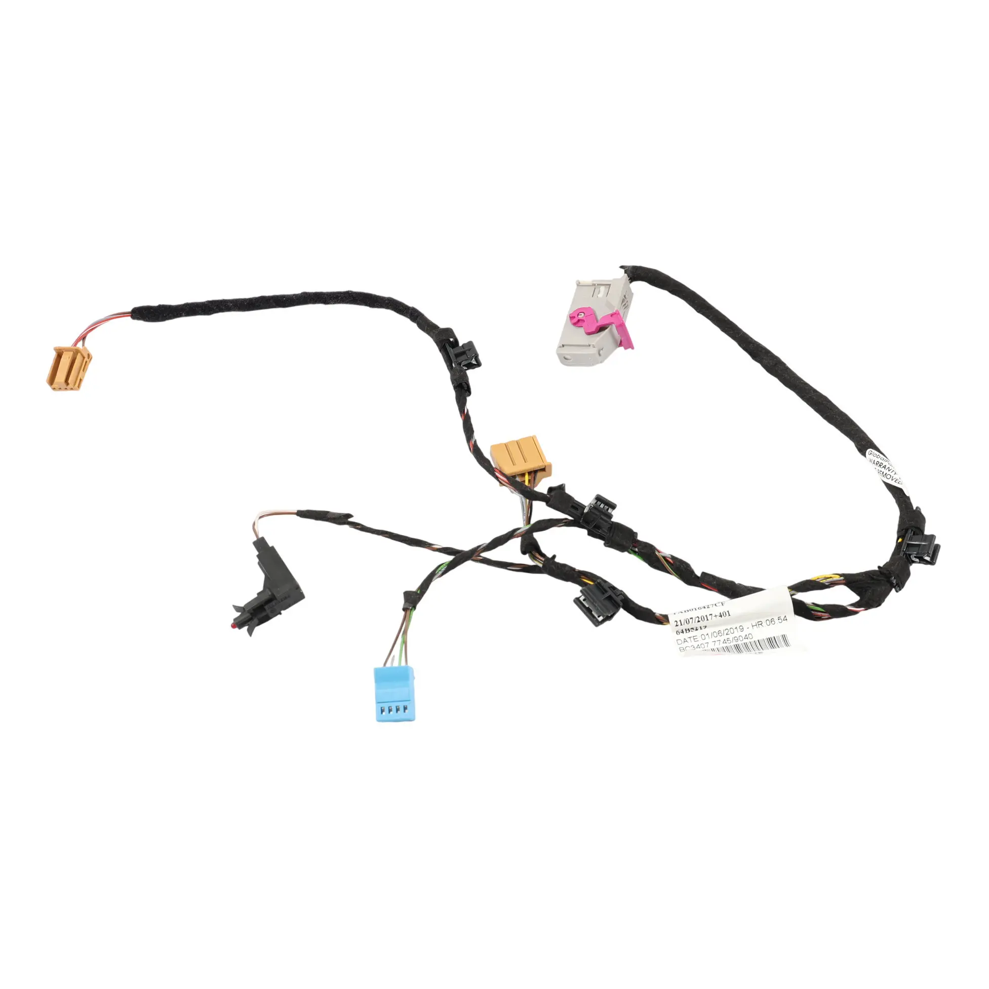 VW Caddy Maxi 2K Front Door Regulators Wiring Loom Left Right N/O/S 2K5971557E