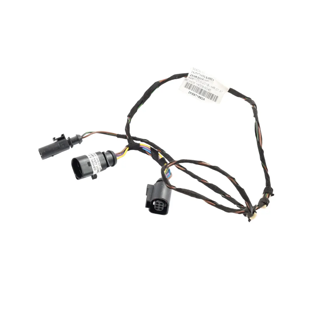 2K Sliding Door Wiring Loom Harness Cable Left N/S to Volkswagen Caddy with Part number 2K5971691A Volkswagen Caddy 2K Sliding Door Wiring Loom Harness Cable Left N/S - SKU 2K5971691A - Part number 2K5971691A