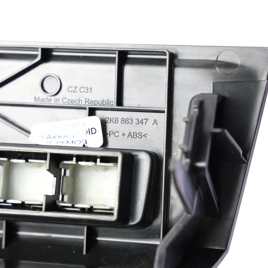 2k Dashboard Start Stop Centre Trim Cover Panel to VW Volkswagen Caddy with Part number 2K6863347A VW Volkswagen Caddy 2k Dashboard Start Stop Centre Trim Cover Panel - SKU RHD-2K6863347A - Part number 2K6863347A