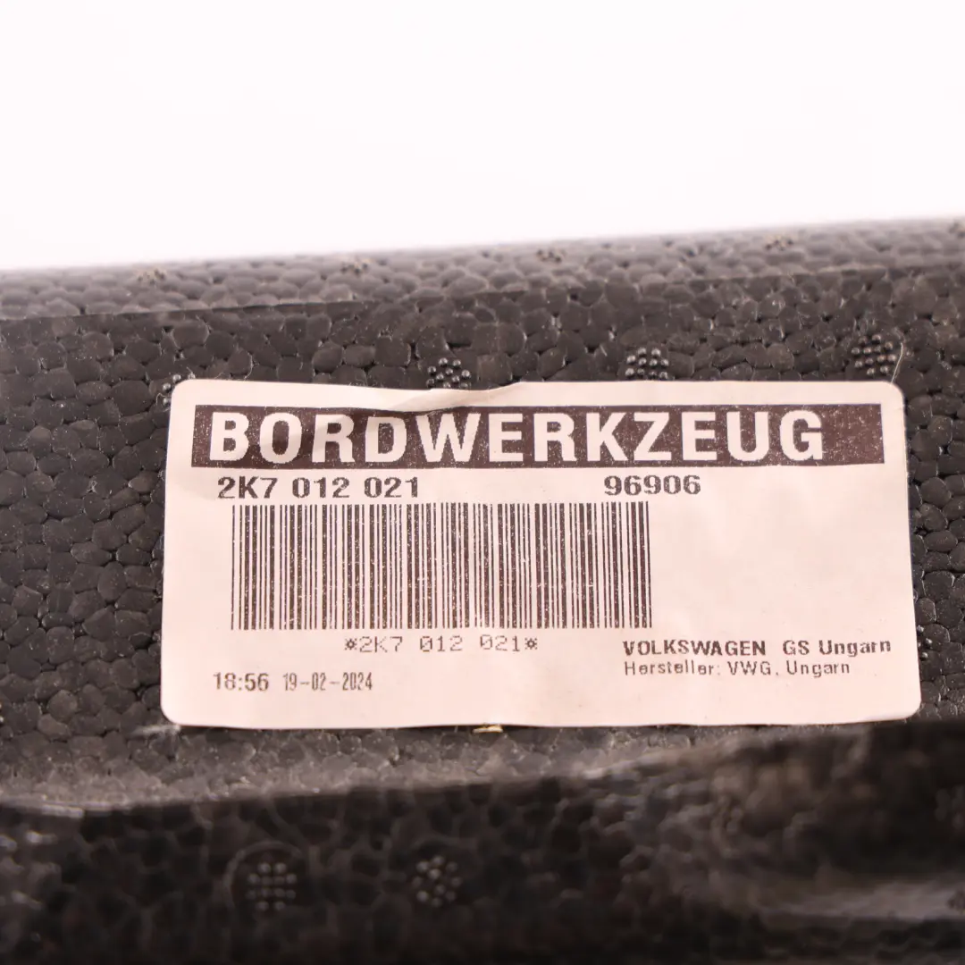 VW Volkswagen Caddy SB Rear Trunk Boot Tool Kit Box Housing - SKU 2K7012113D - Part number 2K7012113D