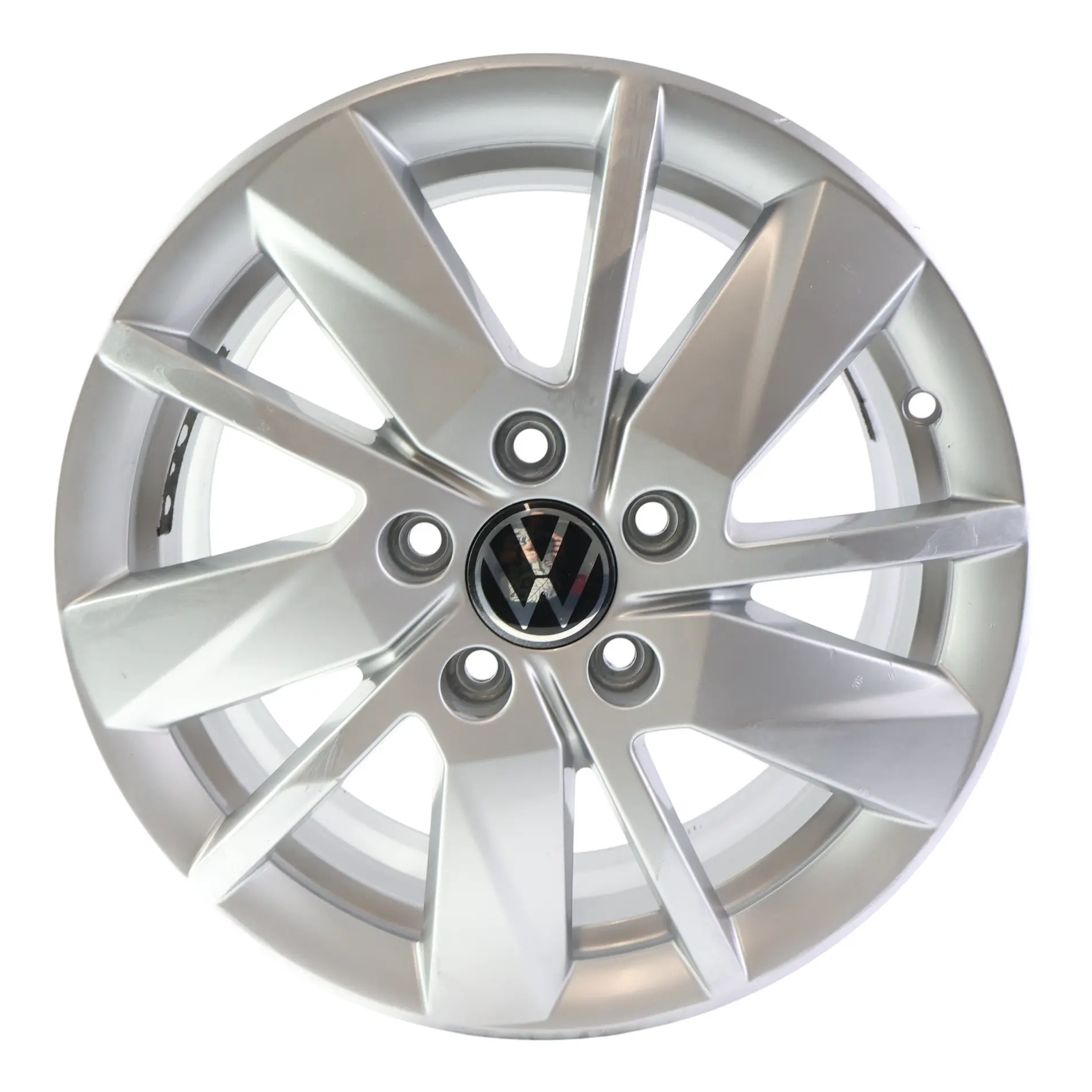 Volkswagen Caddy 2K Alloy Wheel Rim Silver 16" 6.5J ET:48 Vienna Spoke 2K7601025