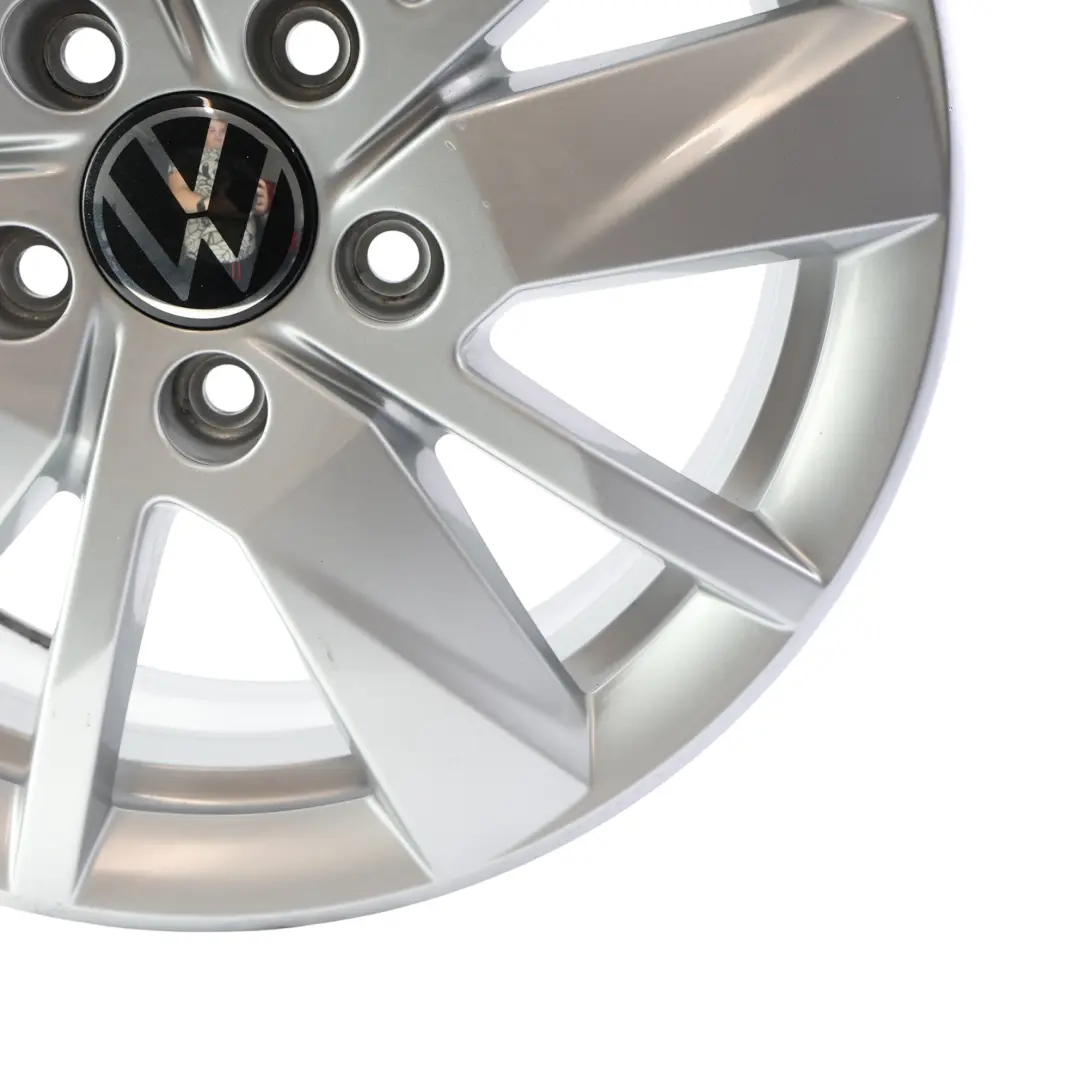 Volkswagen Caddy 2K Alloy Wheel Rim Silver 16" 6.5J ET:48 Vienna Spoke - SKU 2K7601025-4 - Part number 2K7601025