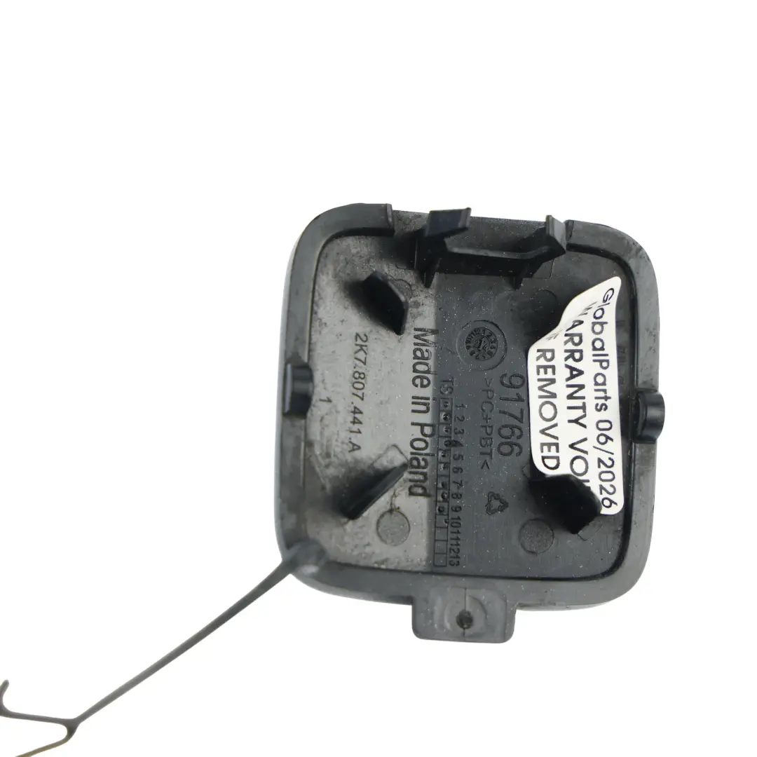 Volkswagen Caddy SB Cache Crochet Remorquage Pare-Chocs Arrière Blanc - SKU 2K7807441A-CAN - Numéro de pièce 2K7807441A