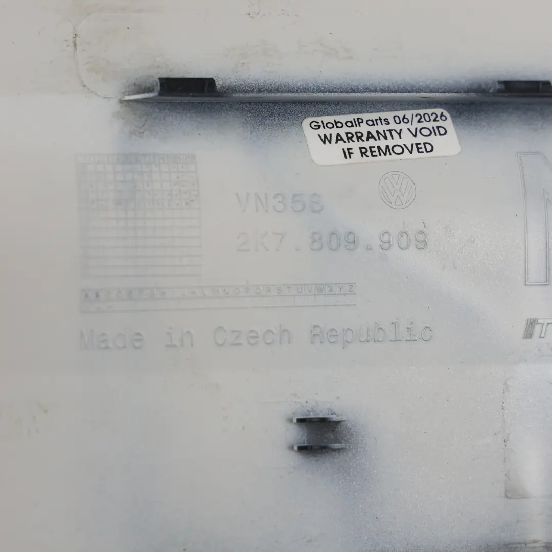 Filler Flap Cover Trim Candy White-B9A / F9E to Volkswagen Caddy SB Fuel with Part number 2K7809909 Volkswagen Caddy SB Fuel Filler Flap Cover Trim Candy White-B9A / F9E - SKU 2K7809909-CAN - Part number 2K7809909