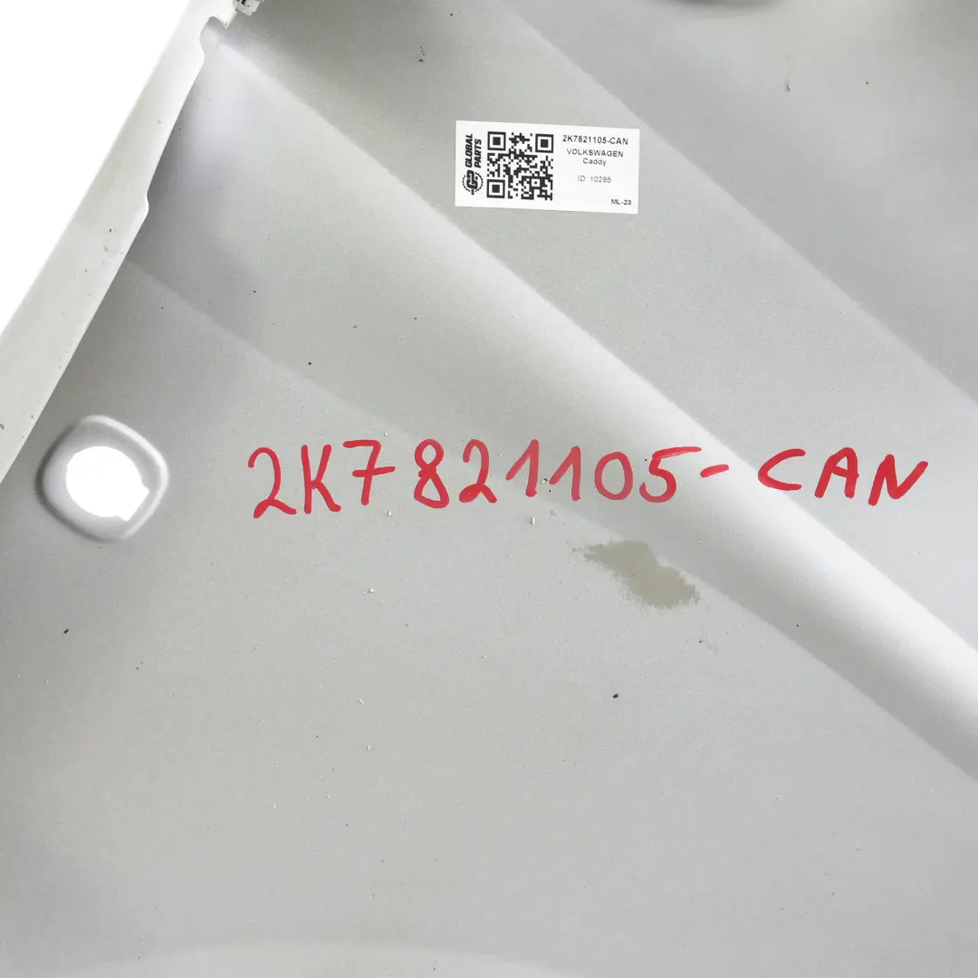 Volkswagen Caddy MK5 Kotflügel Seitenteil Vorne Links Candy Weiß B9A - SKU 2K7821105-CAN - Teilenummer 2K7821105