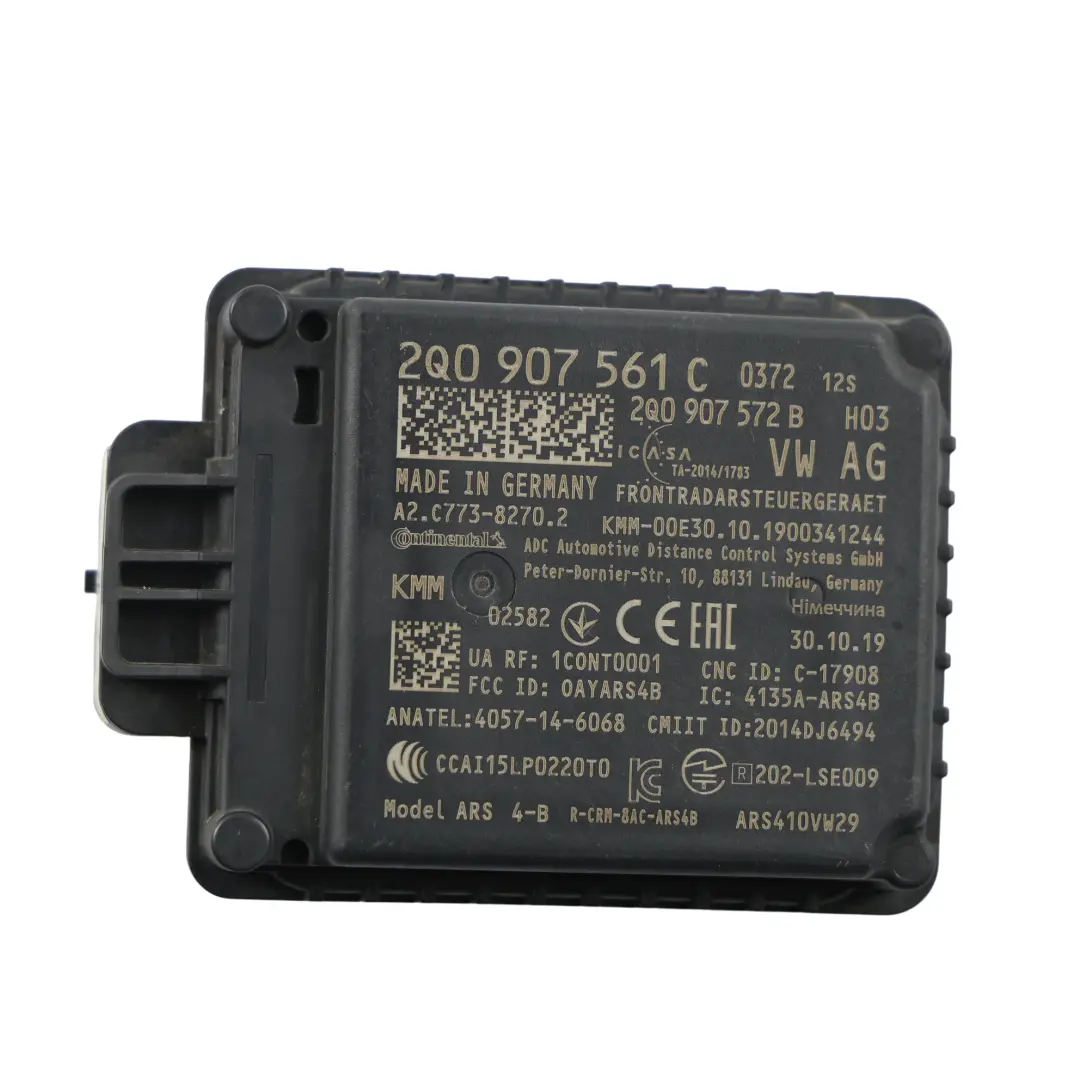 Skoda Karoq NU7 Mk1 Przedni Moduł Radaru - SKU 2Q0907561C - Numer Części 2Q0907561C