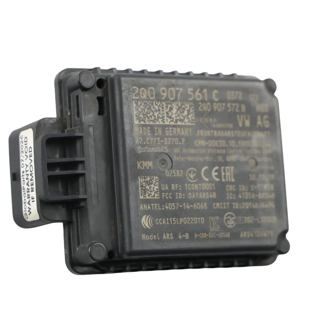 Skoda Karoq NU7 Mk1 Przedni Moduł Radaru - SKU 2Q0907561C - Numer Części 2Q0907561C