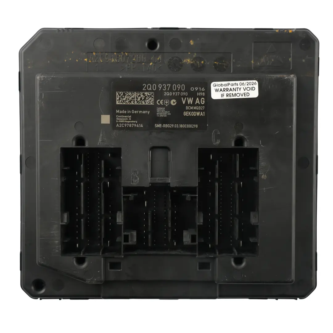 Seat Ibiza Mk5 Arona Body Control Module Unit BCM ECU - SKU 2Q0937090 - Part number 2Q0937090