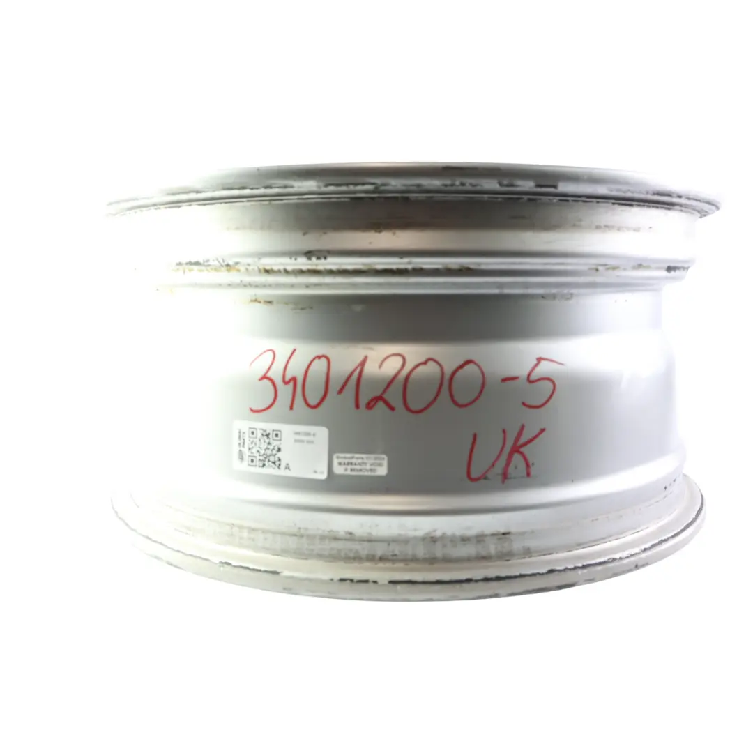 Alloy Wheel Rim 17" Double Spoke 112 ET:46 8J to BMW X3 E83 Silver with Part number 3401200 BMW X3 E83 Silver Alloy Wheel Rim 17" Double Spoke 112 ET:46 8J - SKU 3401200-5 - Part number 3401200