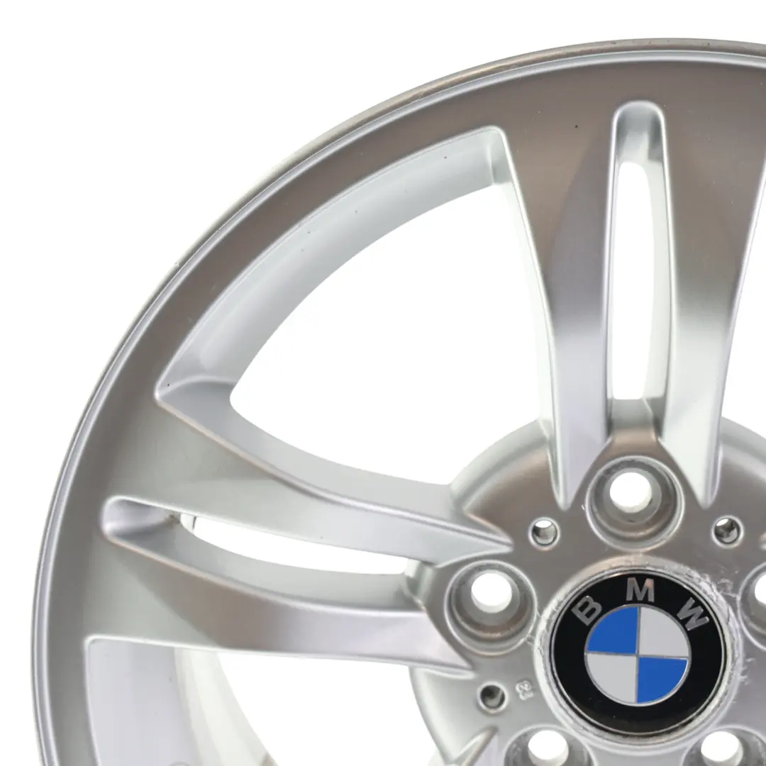 Alloy Wheel Rim 17" Double Spoke 112 ET:46 8J to BMW X3 E83 Silver with Part number 3401200 BMW X3 E83 Silver Alloy Wheel Rim 17" Double Spoke 112 ET:46 8J - SKU 3401200-5 - Part number 3401200