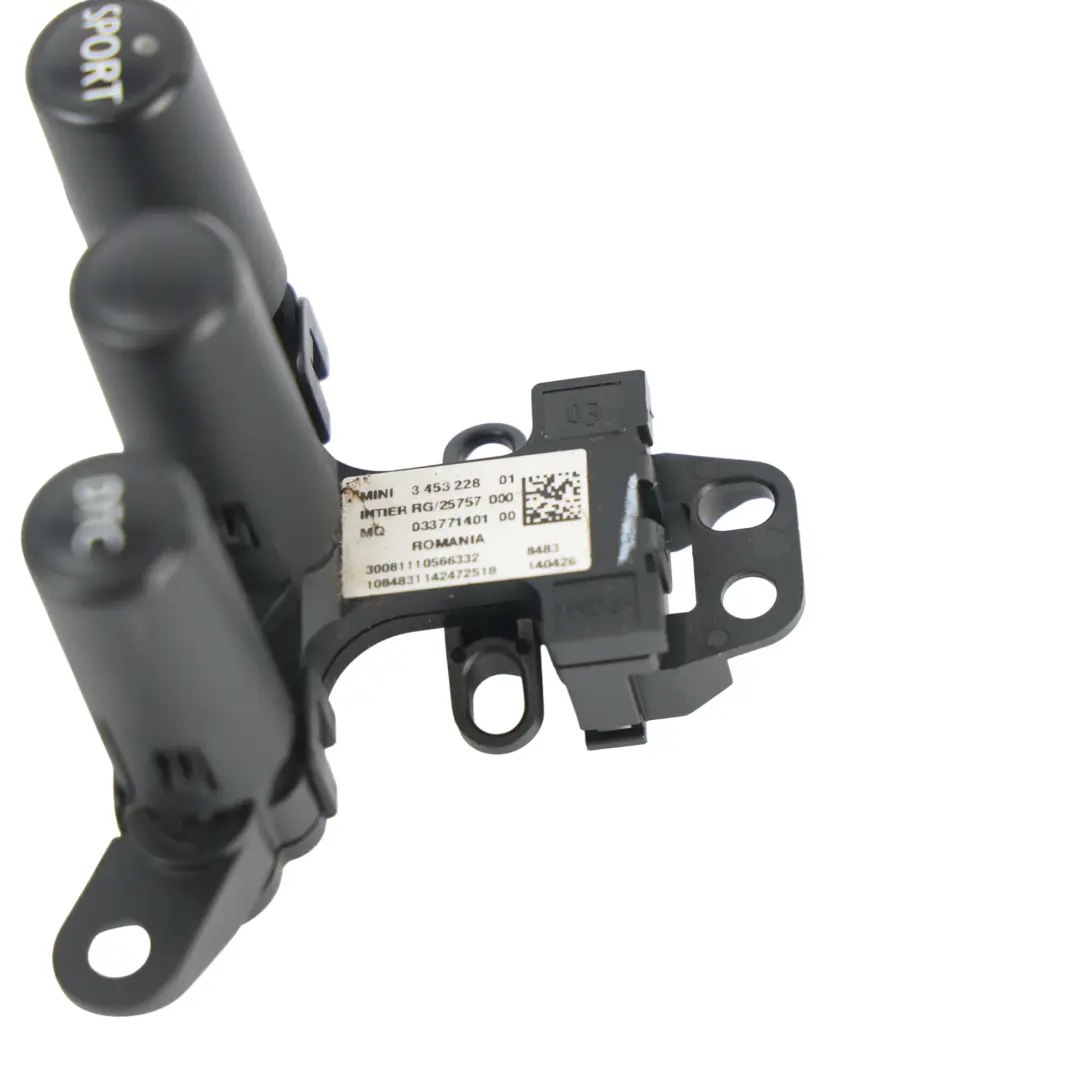 Interruptor Botón Control DTC para Mini Cooper One R56 SPORT con número de pieza 3453228 Mini Cooper One R56 SPORT Interruptor Botón Control DTC - SKU 3453228 - Número de pieza 3453228
